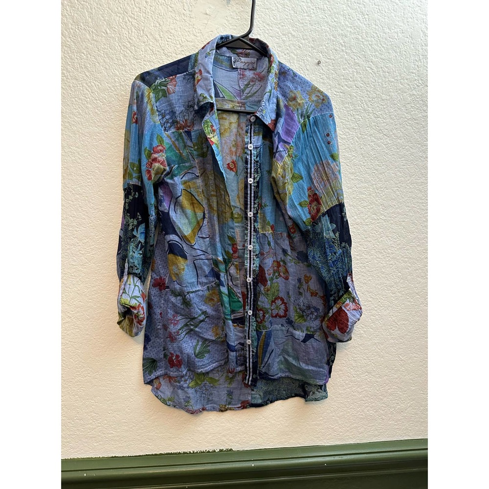 Magazine boutique cotton tunic blouse